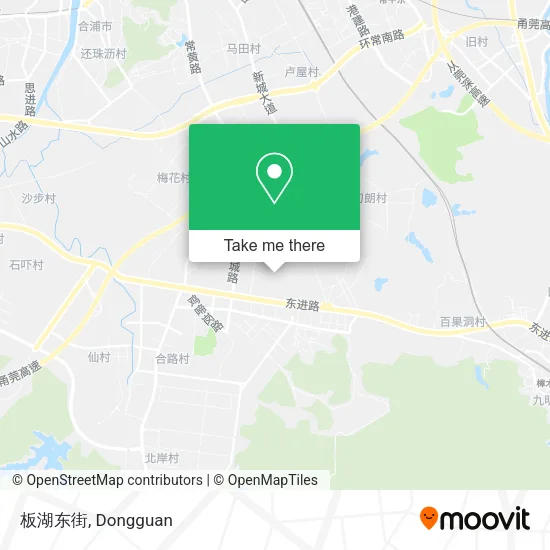 板湖东街 map