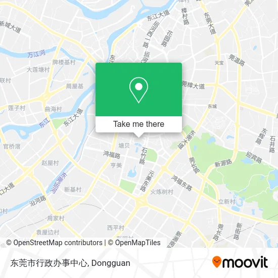 东莞市行政办事中心 map