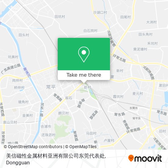 美信磁性金属材料亚洲有限公司东莞代表处 map