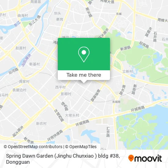 Spring Dawn Garden  (Jinghu Chunxiao ) bldg #38 map