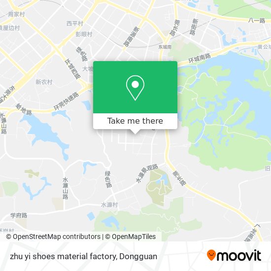 zhu yi shoes material factory map