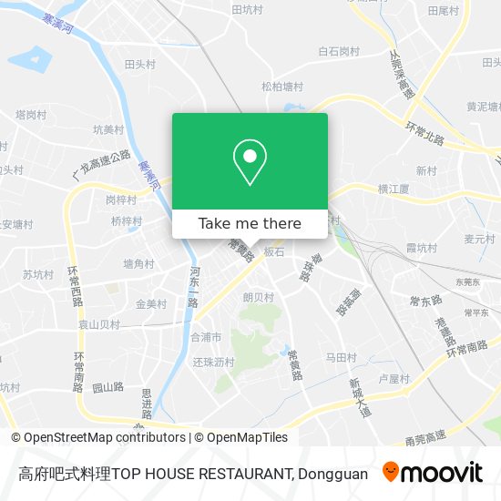高府吧式料理TOP HOUSE RESTAURANT map