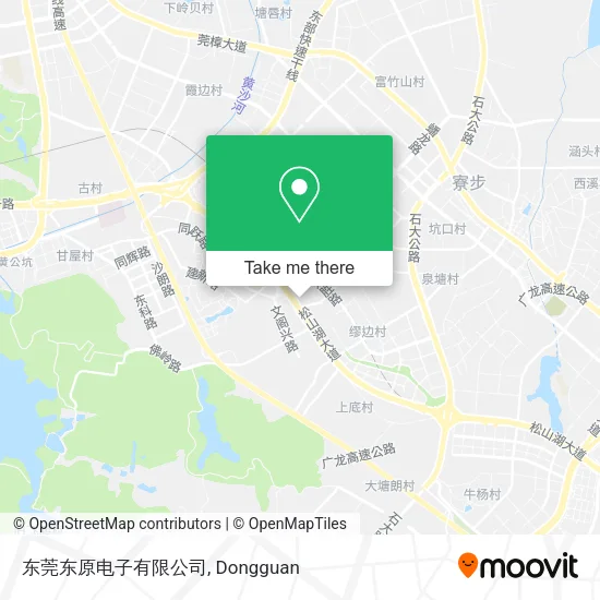 东莞东原电子有限公司 map