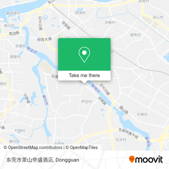 东莞市茶山华盛酒店 map