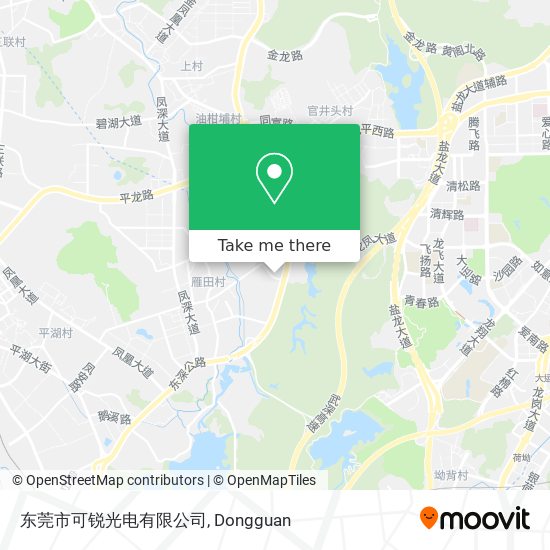 东莞市可锐光电有限公司 map