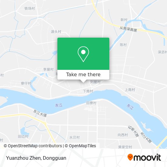 Yuanzhou Zhen map
