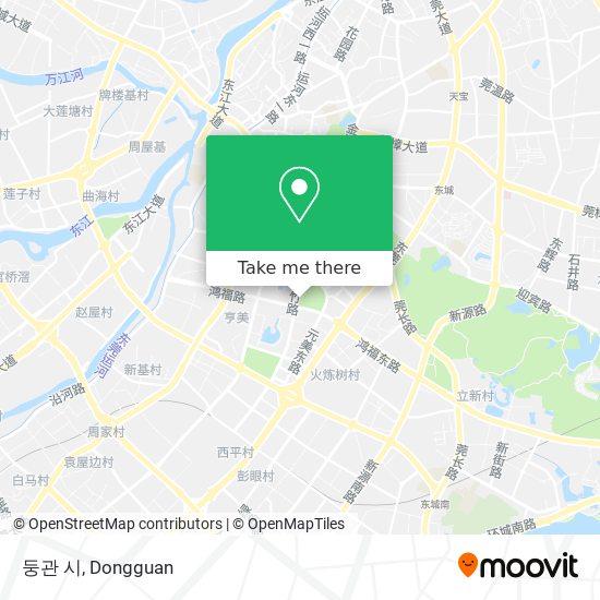 둥관 시 map