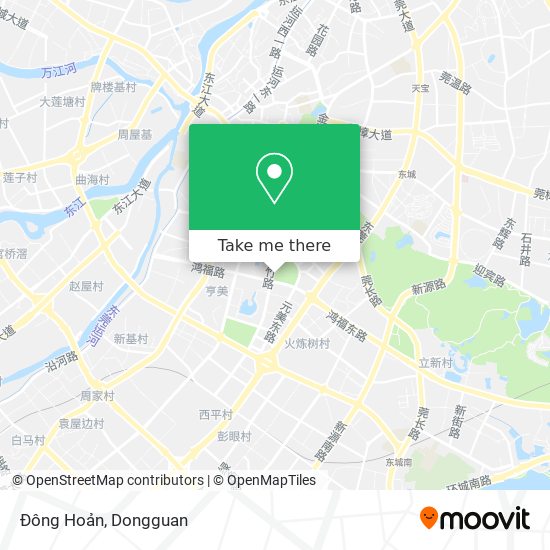 Đông Hoản map