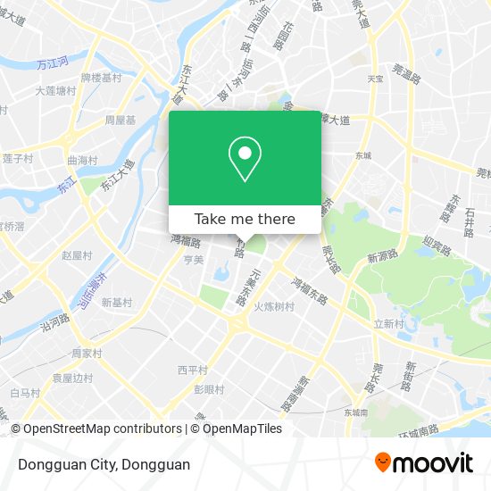 Dongguan City map