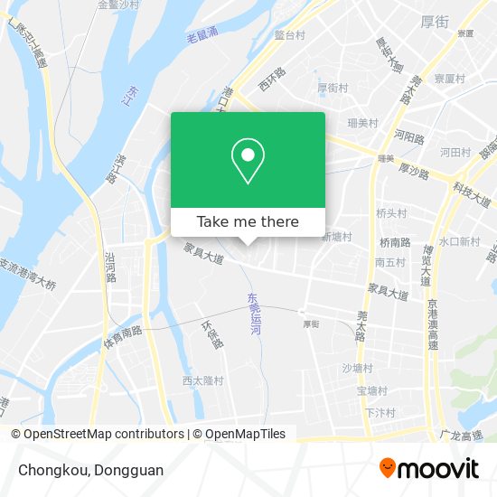 Chongkou map