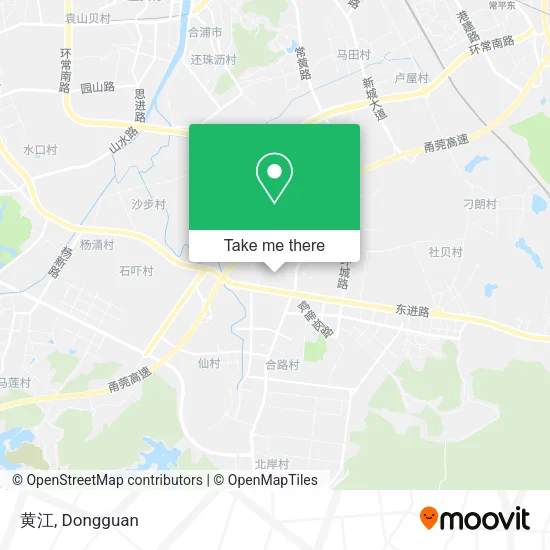 黄江 map