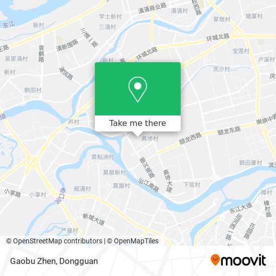 Gaobu Zhen map