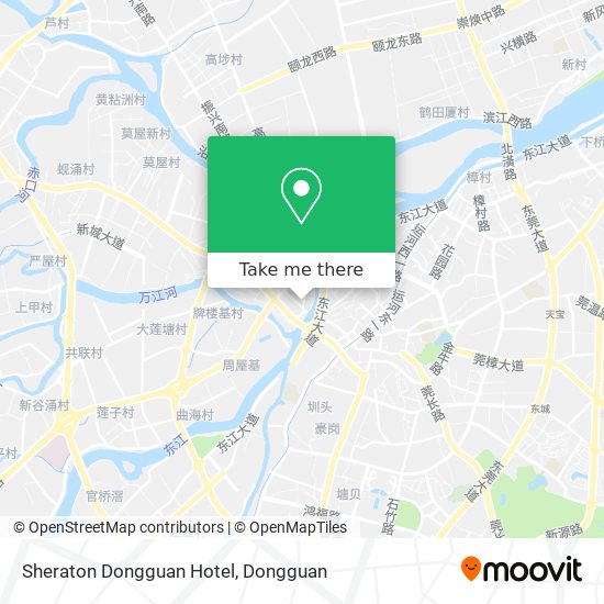 Sheraton Dongguan Hotel map