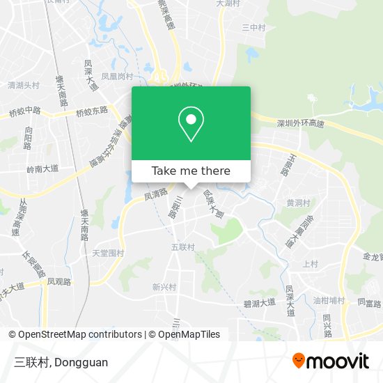 三联村 map