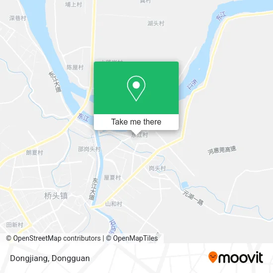 Dongjiang map