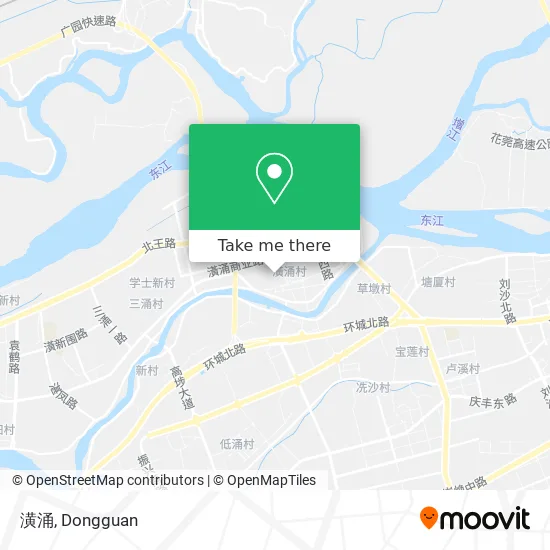 潢涌 map