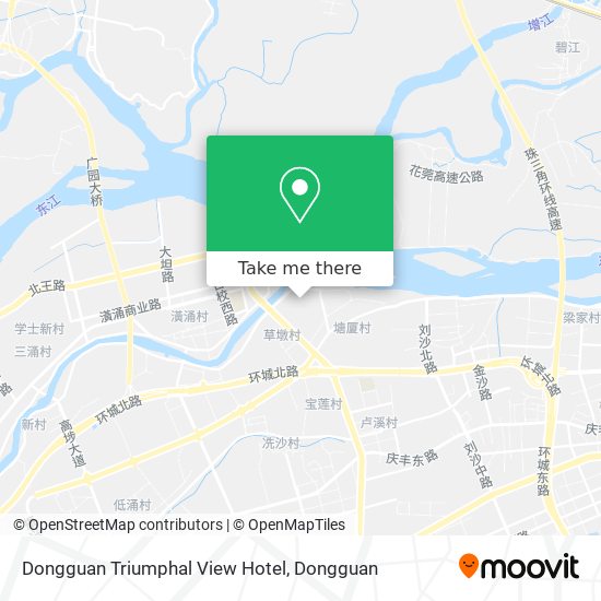 Dongguan Triumphal View Hotel map