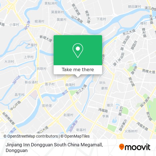 Jinjiang Inn Dongguan South China Megamall map