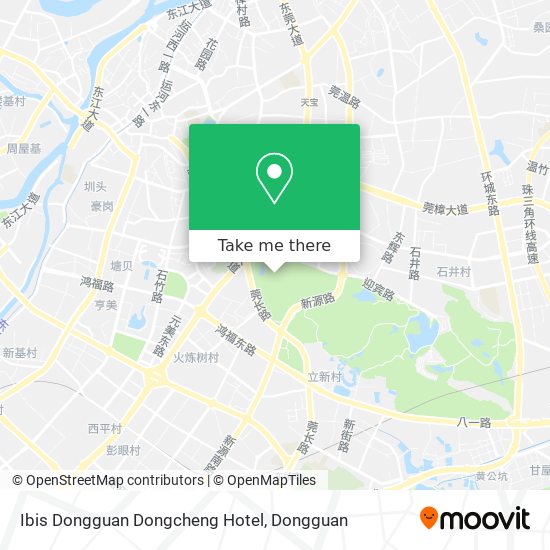 Ibis Dongguan Dongcheng Hotel map