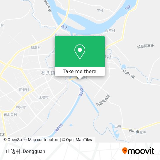 山边村 map