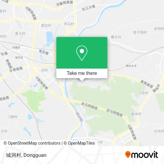 城洞村 map