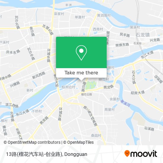 13路(榴花汽车站-创业路) map