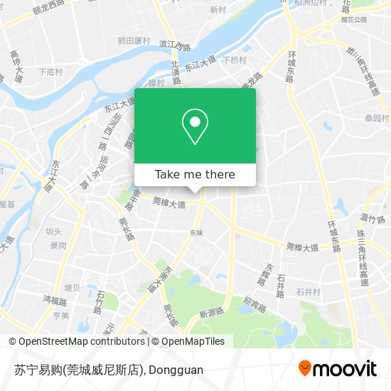 苏宁易购(莞城威尼斯店) map