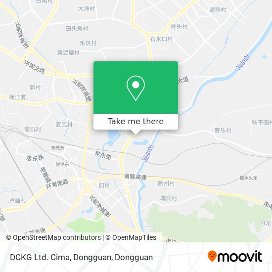 DCKG Ltd. Cima, Dongguan map