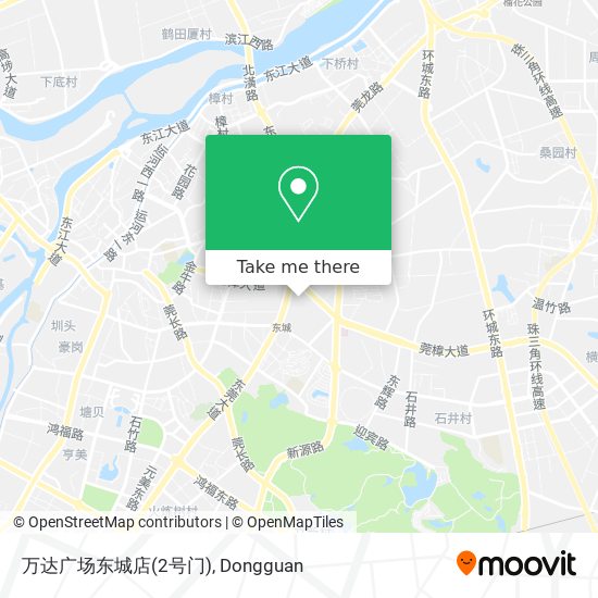 万达广场东城店(2号门) map