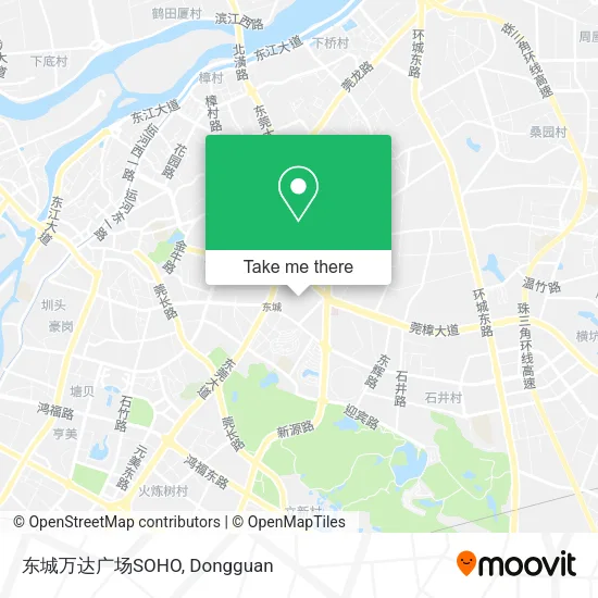 东城万达广场SOHO map