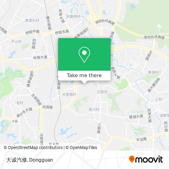大诚汽修 map