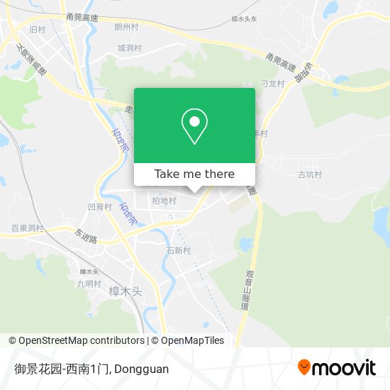 御景花园-西南1门 map