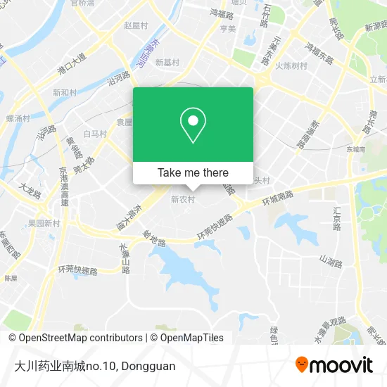大川药业南城no.10 map