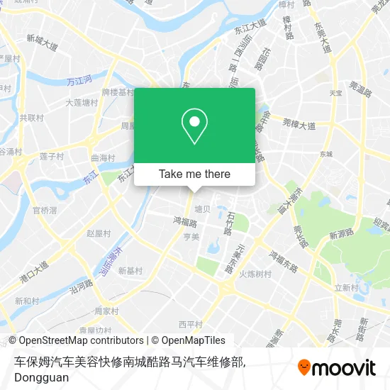 车保姆汽车美容快修南城酷路马汽车维修部 map