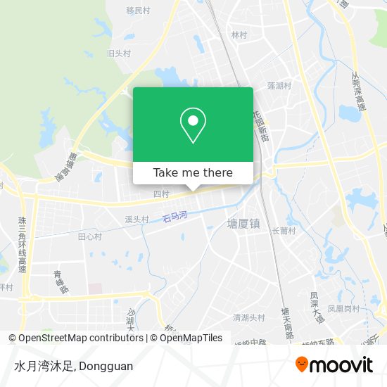 水月湾沐足 map