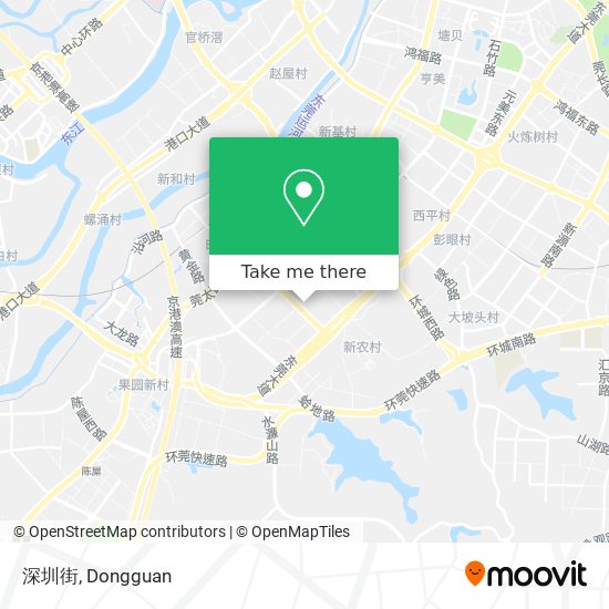 深圳街 map