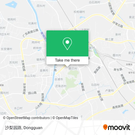 沙梨园路 map