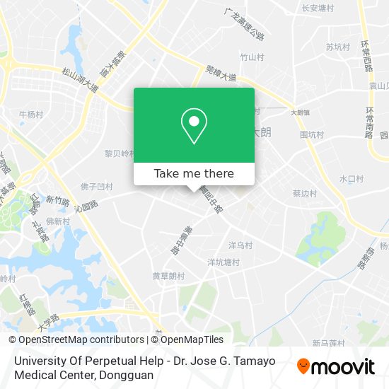 University Of Perpetual Help - Dr. Jose G. Tamayo Medical Center map