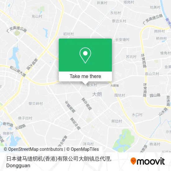 日本健马缝纫机(香港)有限公司大朗镇总代理 map