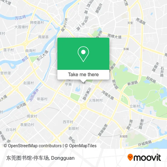 东莞图书馆-停车场 map
