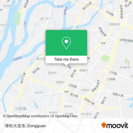 厚街大道东 map