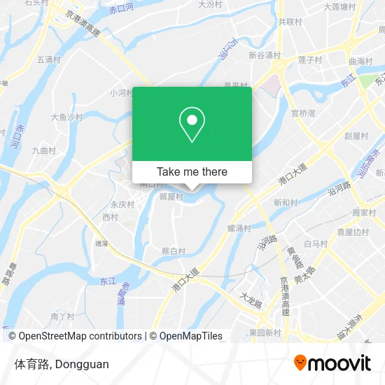 体育路 map