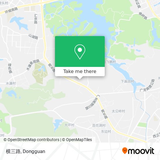 横三路 map