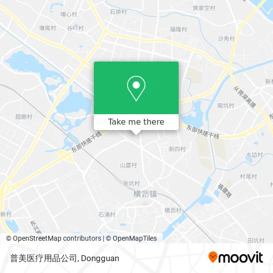 普美医疗用品公司 map