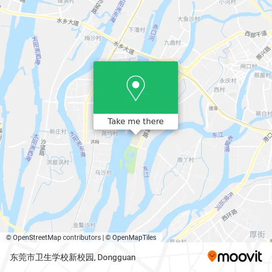 东莞市卫生学校新校园 map