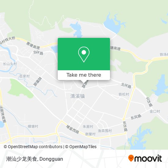 潮汕少龙美食 map