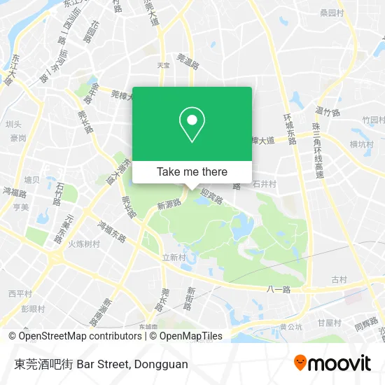 東莞酒吧街 Bar Street map