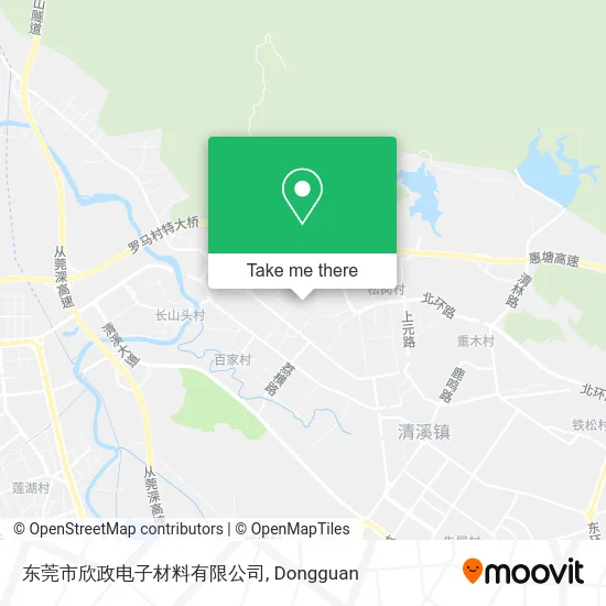 东莞市欣政电子材料有限公司 map