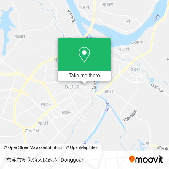 东莞市桥头镇人民政府 map