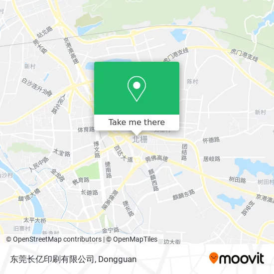 东莞长亿印刷有限公司 map